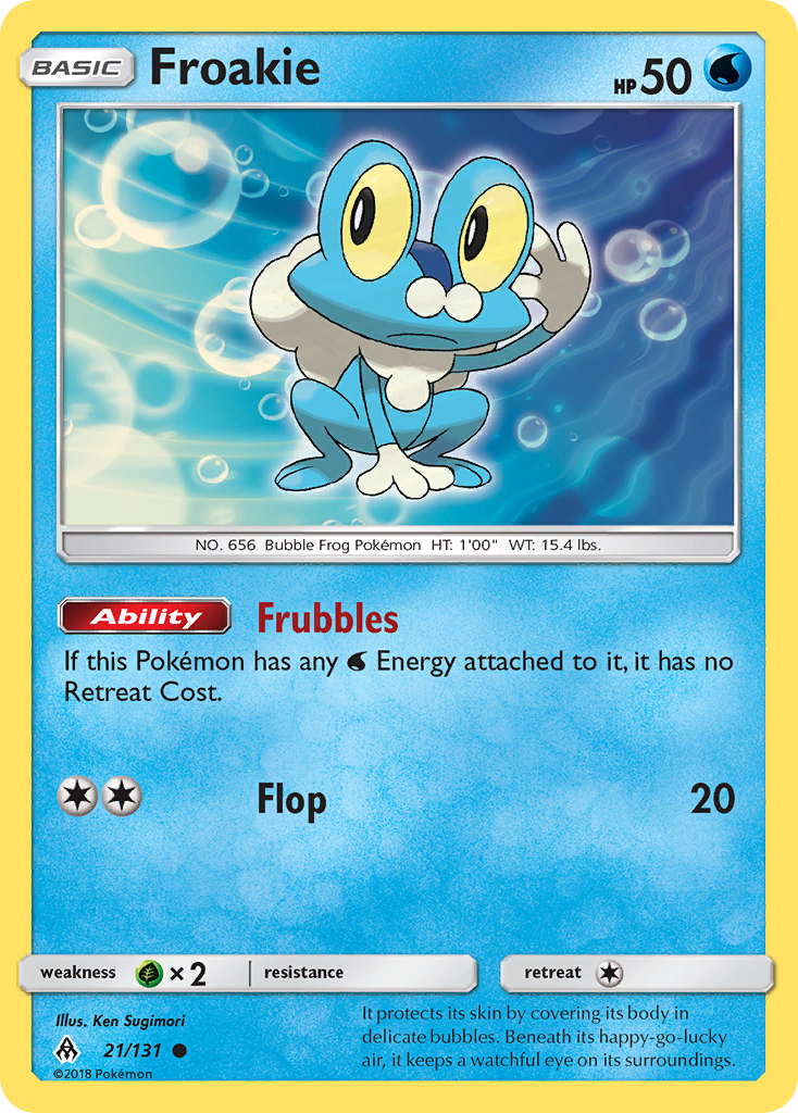 Forbidden Light Froakie #21/131